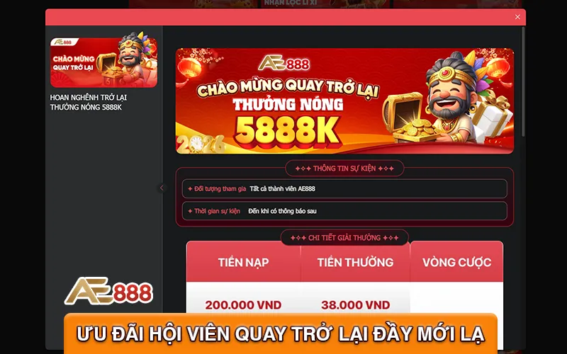 Ưu đãi hội viên quay trở lại